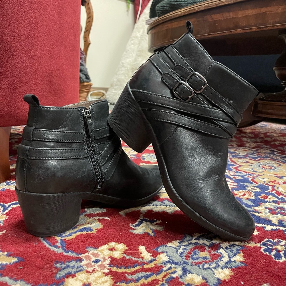 Dansko Roberta Black Booties - image 5
